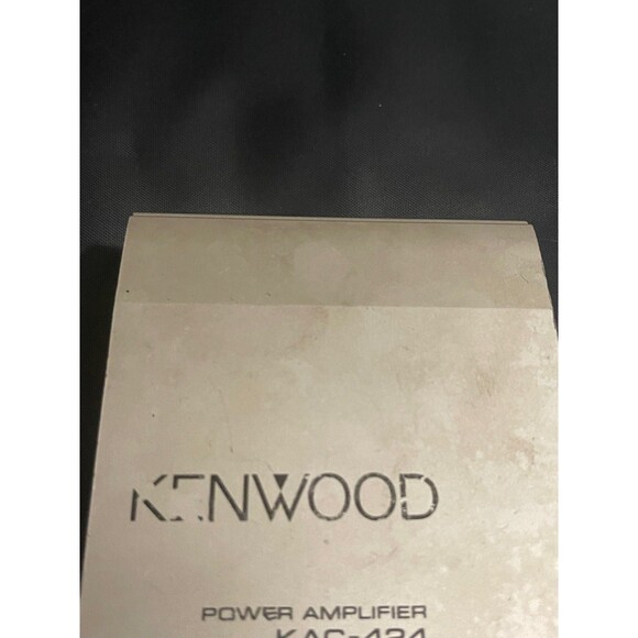 Kenwood KAC-424 2 Channel Stereo Power‎ Amplifier Amp Tested - Picture 2 of 8